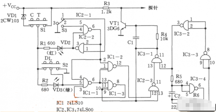 74ls10引脚图及功能 74ls10特性参数