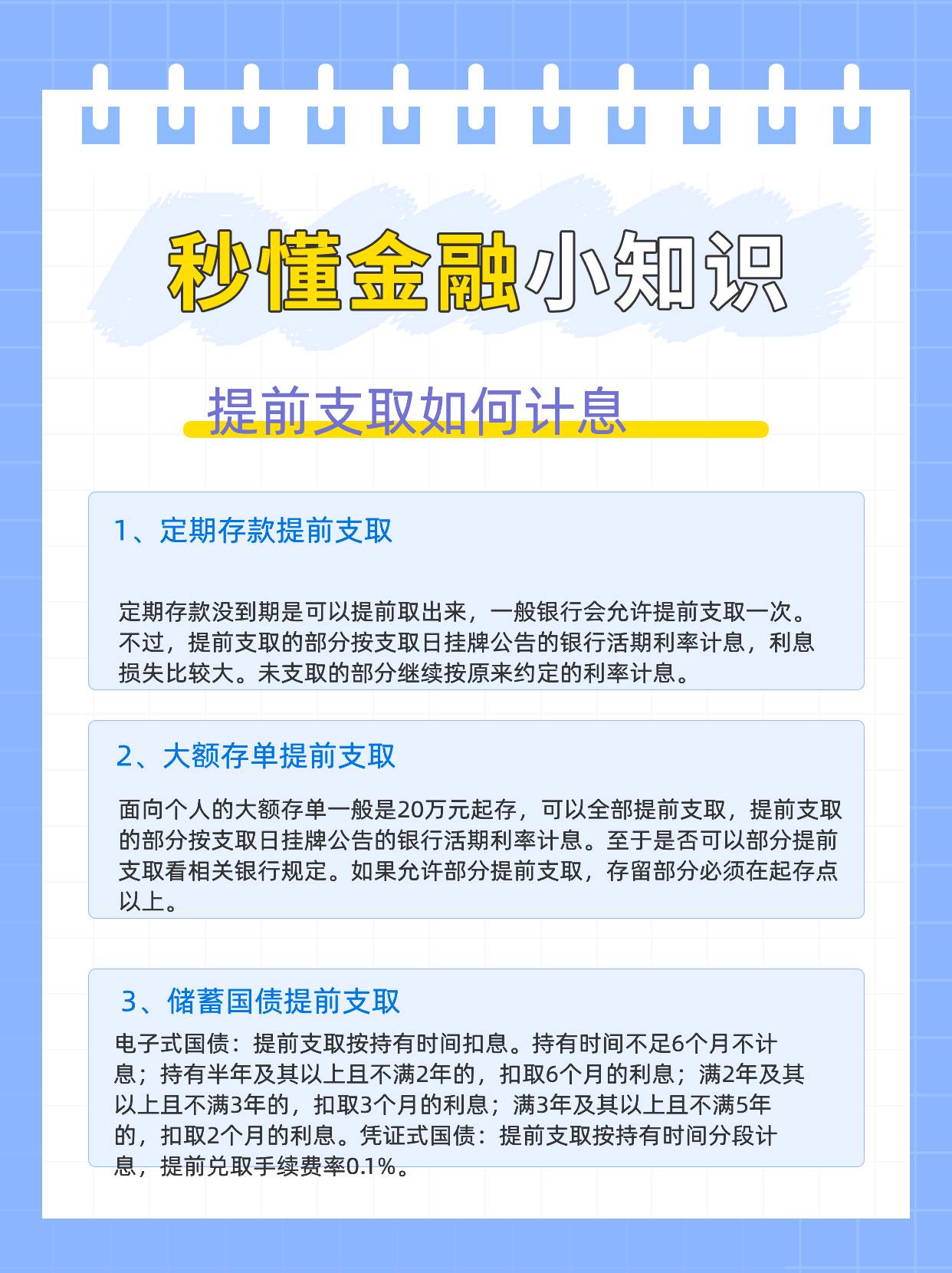 定期存款没到期可以提前取出来吗？可以取几次？